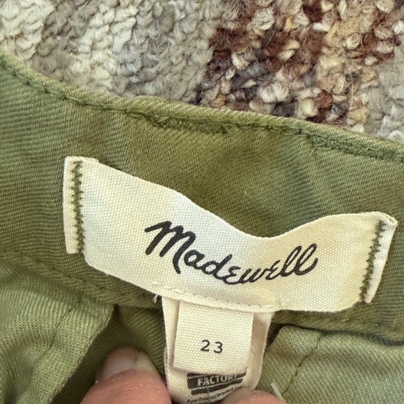 Madewell Olive Utility Pants in Light Olive - Picture 2 of 6